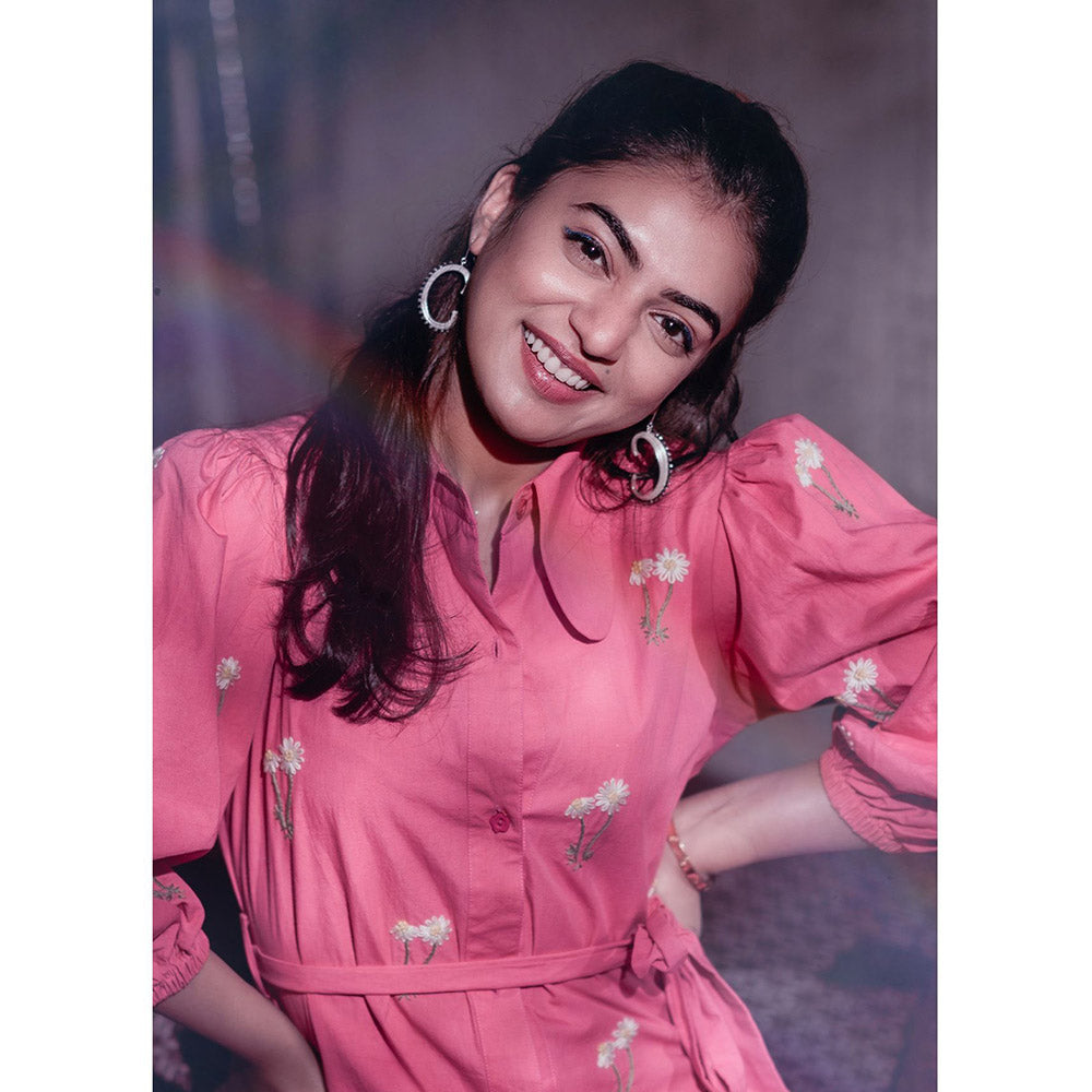 Suhani Pittie Spiral Galaxy Earrings Worn By Nazriya Fahadh