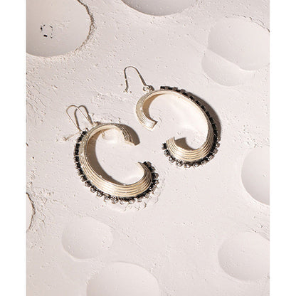 Suhani Pittie Spiral Galaxy Earrings Worn By Nazriya Fahadh