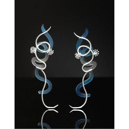 Suhani Pittie Ocean Sway Blue Earrings