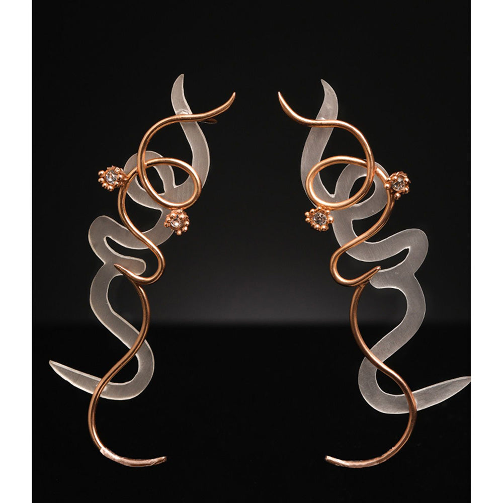 Suhani Pittie Glided Galaxy White Earring