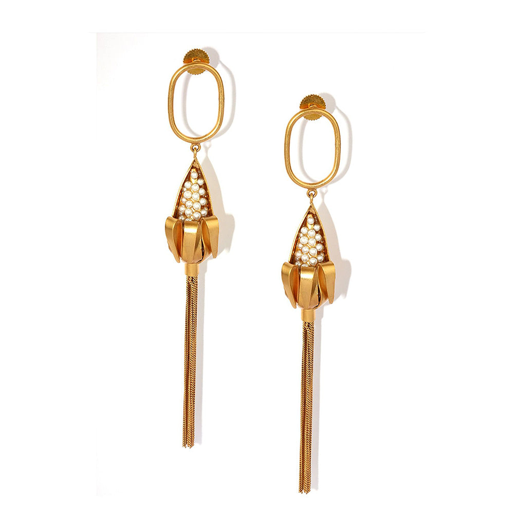 Suhani Pittie Hanging By A Tassel Drop Earring
