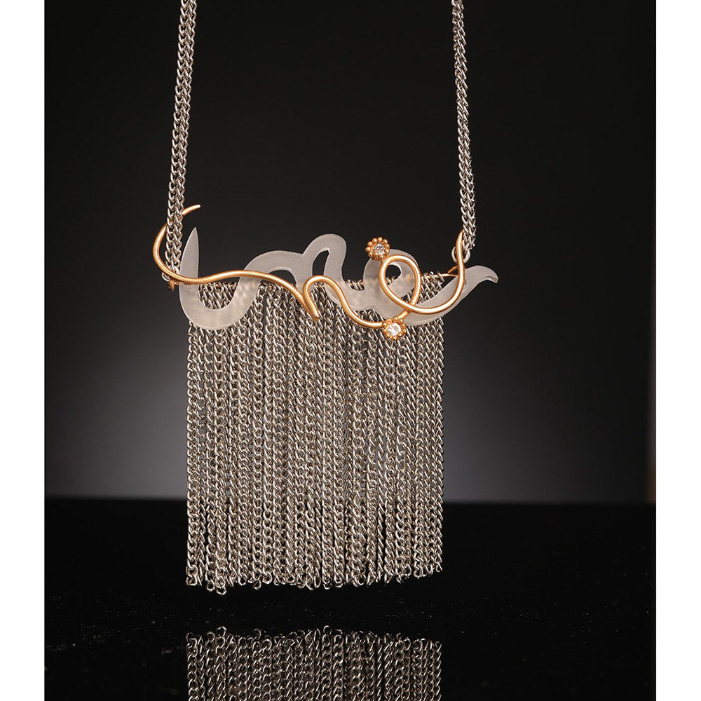 Suhani Pittie Lunar Day Acrylic Necklace