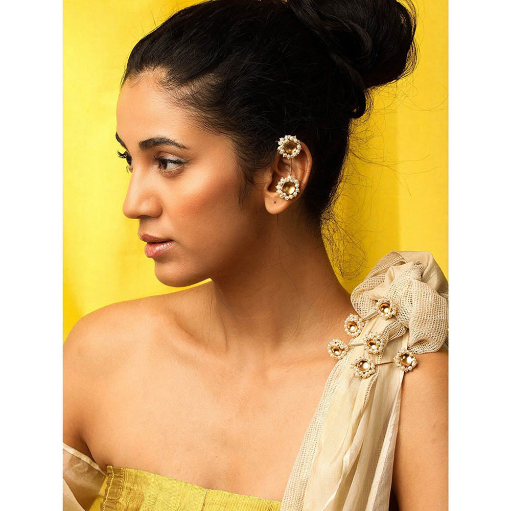 Suhani Pittie Pearl Bunch Ear Wrap
