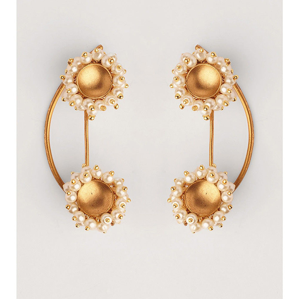 Suhani Pittie Pearl Bunch Ear Wrap