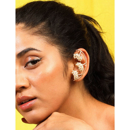 Suhani Pittie Pearl Bunch Ear Wrap