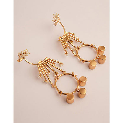 Suhani Pittie Pearl Bunch Statement Earring