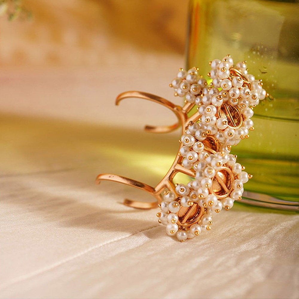 Suhani Pittie Pearl Bunch High Ring