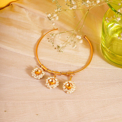 Suhani Pittie Pearl Bunch Anklet/Armband