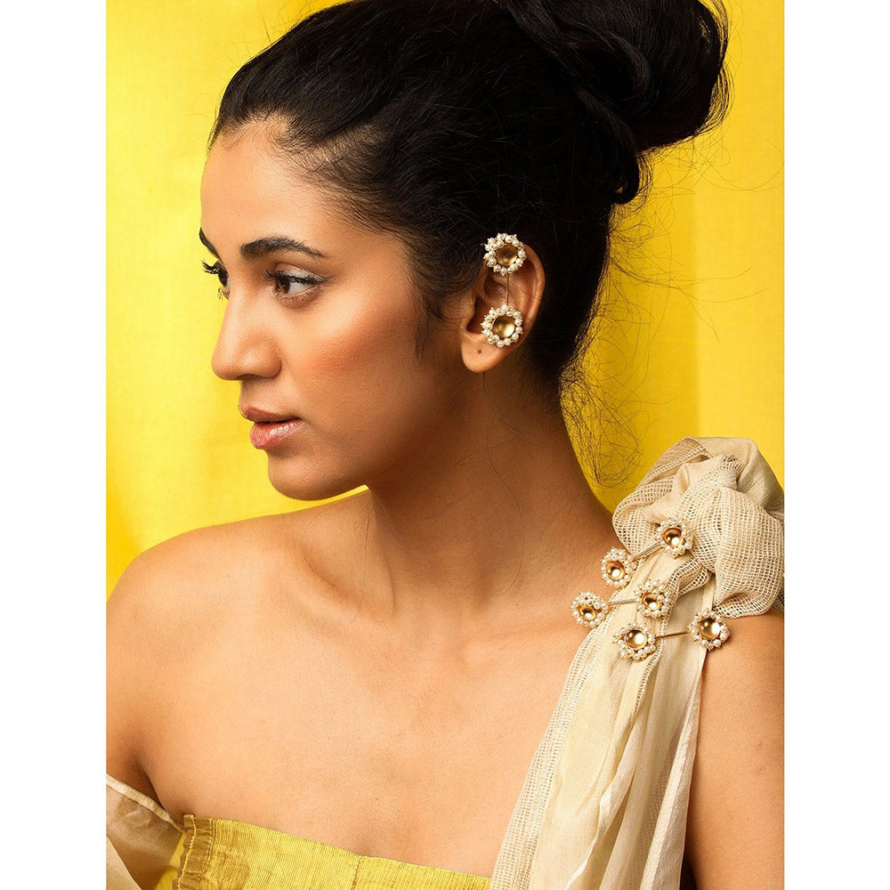 Suhani Pittie Pearl Bunch Brooch Pins