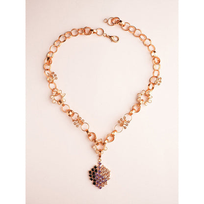 Suhani Pittie Heart of Venus 22k Gold Plated Link Chain Necklace