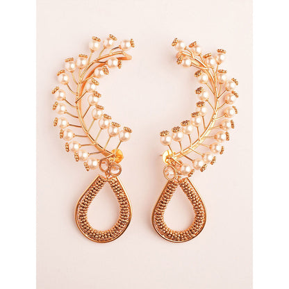 Suhani Pittie High Noon 22k Gold Plated Ear Cuffs