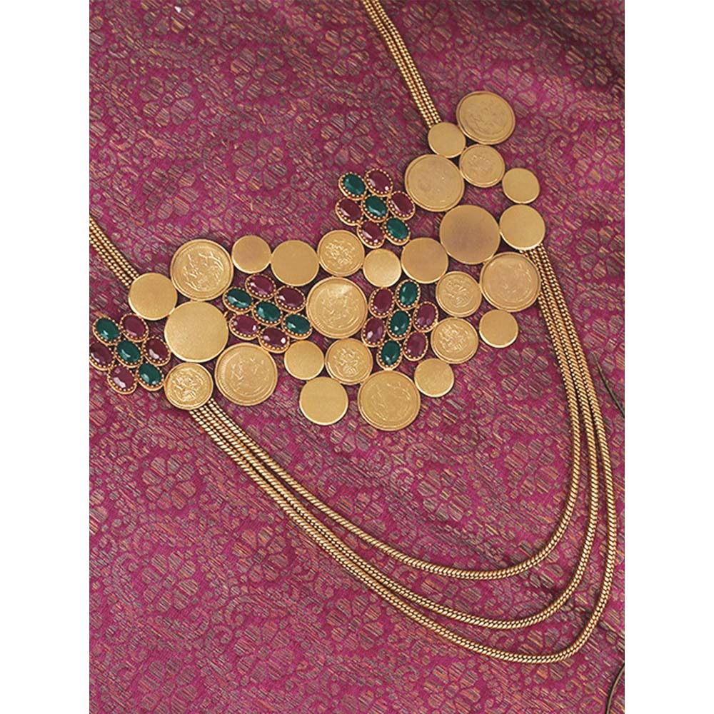Suhani Pittie Gold Kasu Galaxy Cluster Necklace