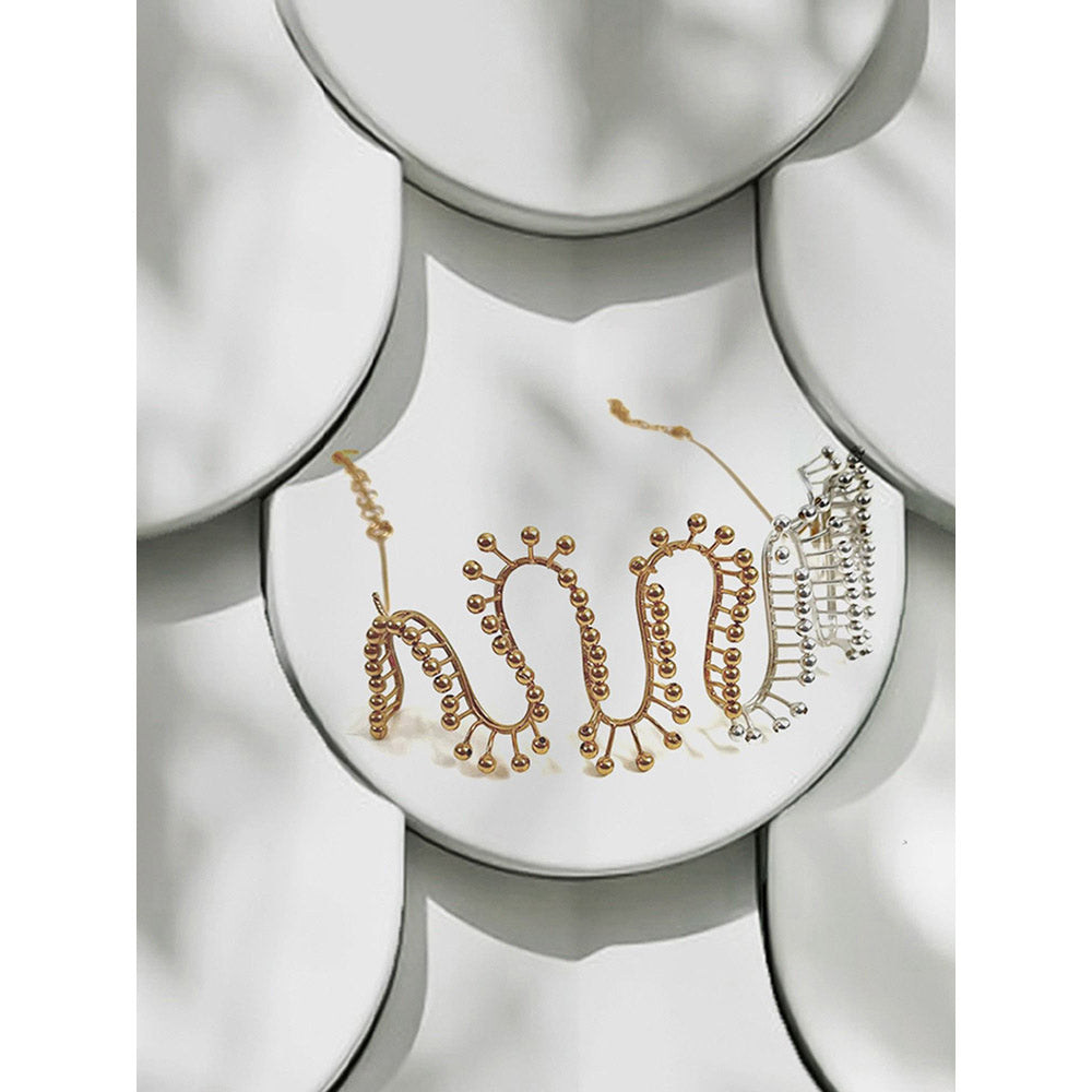 Suhani Pittie Multi-Color Oisin and Niamh Gold and Silver Choker Neckpiece