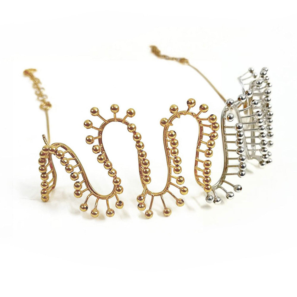 Suhani Pittie Multi-Color Oisin and Niamh Gold and Silver Choker Neckpiece