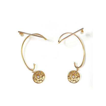 Suhani Pittie White Elf Maiden Gold Ear Cuff