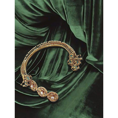 Suhani Pittie White Indie Rock 22K Gold Plated Choker Neckpiece