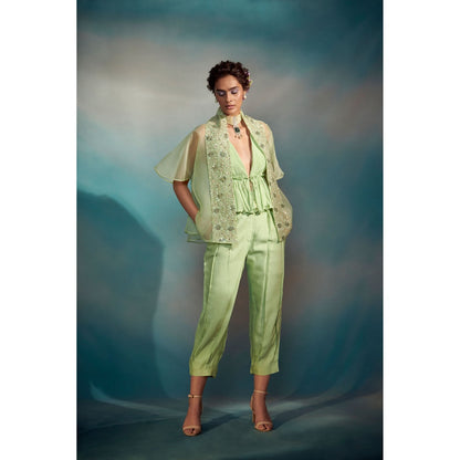 SUHINO Lime Green Co-Ord (Set of 3)