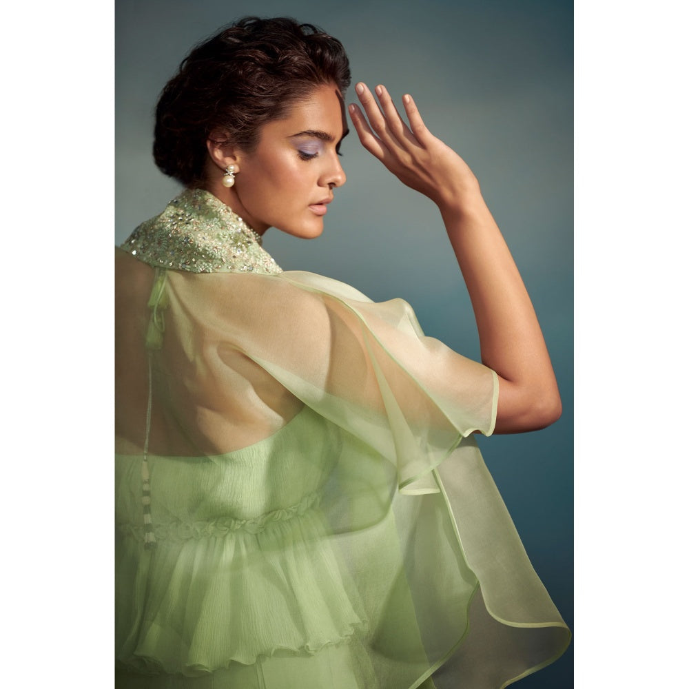 SUHINO Lime Green Co-Ord (Set of 3)