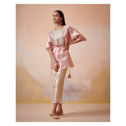 SUHINO Soft Pink Tissue Co-Ord (Set of 2)