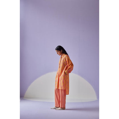 Surbhi Gupta Coral Co-Ord (Set of 2)