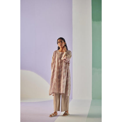 Surbhi Gupta Grey Antifit Kurta and Pant (Set of 2)