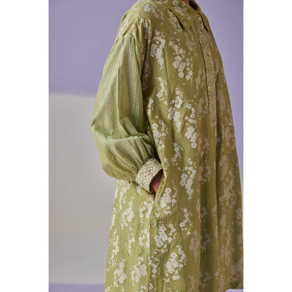 Surbhi Gupta Green Co-Ord (Set of 2)