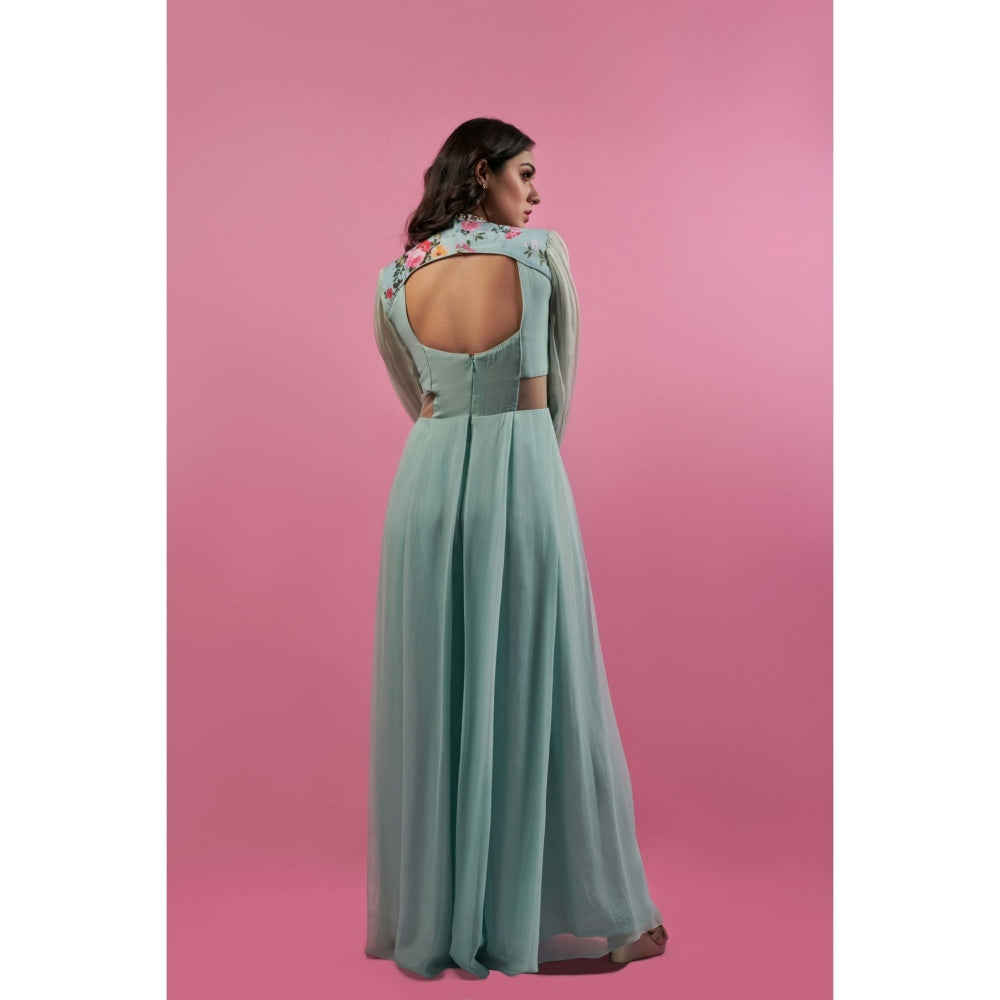 Suruchi Parakh Green Embellished Jumpsuit