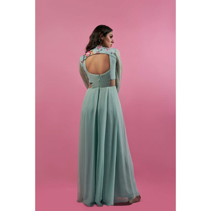 Suruchi Parakh Green Embellished Jumpsuit