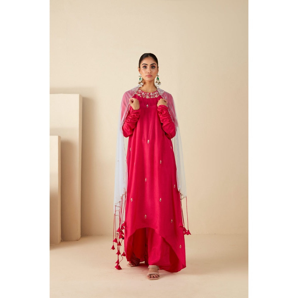 Suruchi Parakh Womens Embroidered Kurta with Pant and Dupatta (Set of 3)