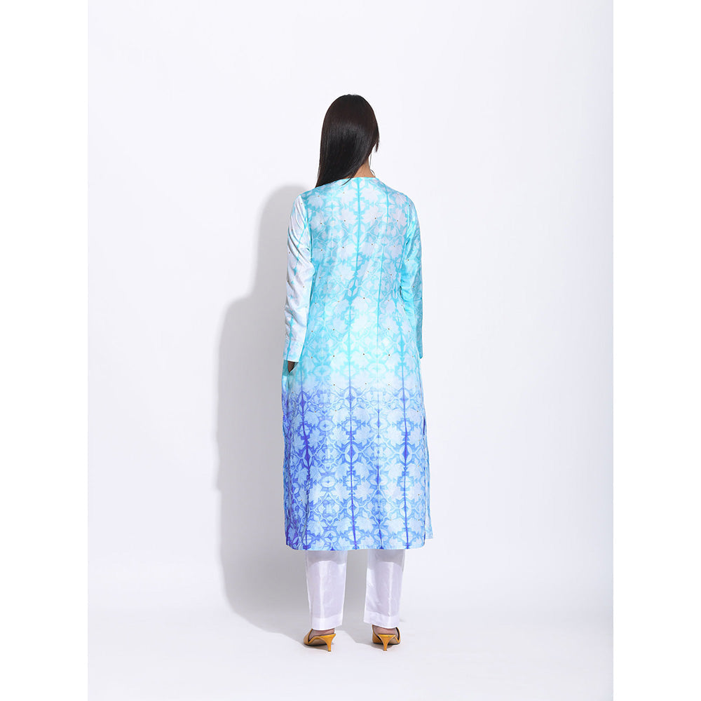 Swati Vijaivargie Multi Colour Ombre Shibori Kurta