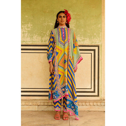 Swati Vijaivargie Multi Jumki Kurta & Pant with Dupatta (Set of 3)