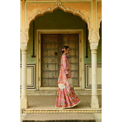 Swati Vijaivargie Nargis Lehenga Set with Nargis Cape & Lehenga (Set of 2)