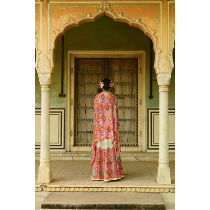 Swati Vijaivargie Nargis Lehenga Set with Nargis Cape & Lehenga (Set of 2)