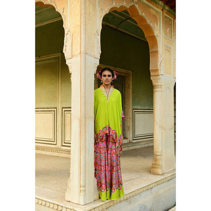 Swati Vijaivargie Pansy Square Poncho Tunic