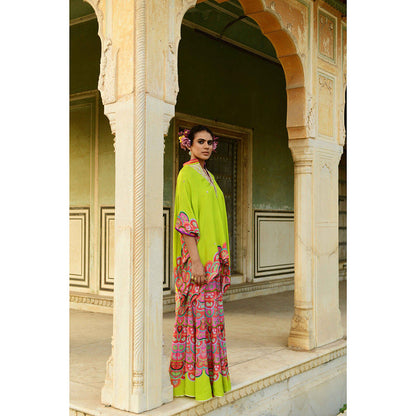 Swati Vijaivargie Pansy Square Poncho Tunic