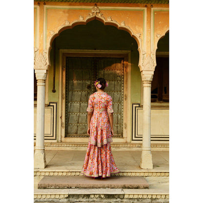 Swati Vijaivargie Raat Rani Kurta & Sharara with Dupatta (Set of 3)