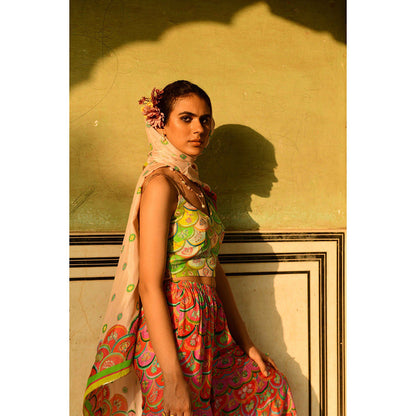 Swati Vijaivargie Lata Crop Top