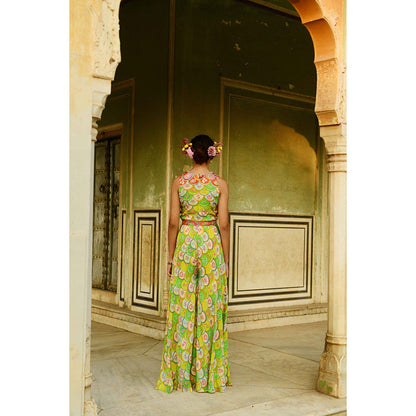 Swati Vijaivargie Chinar Jumpsuit with Belt (Set of 2)