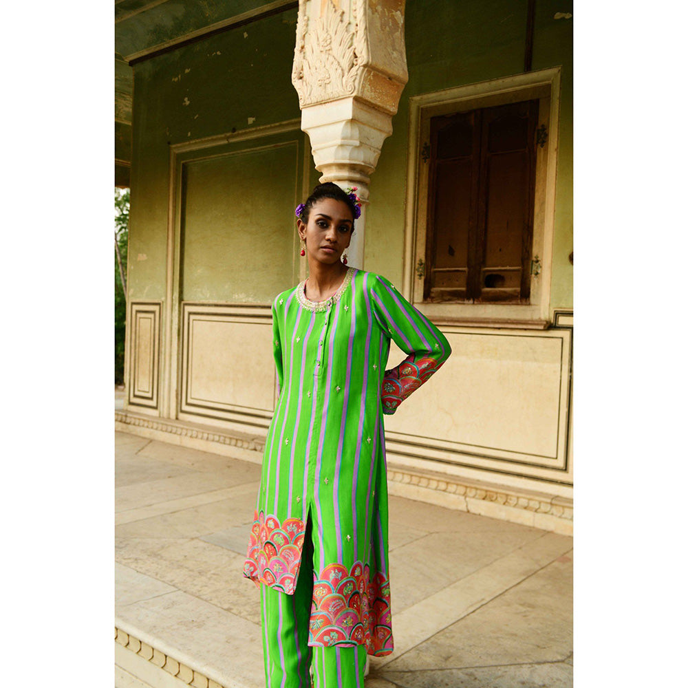Swati Vijaivargie Juhi Striped Pant
