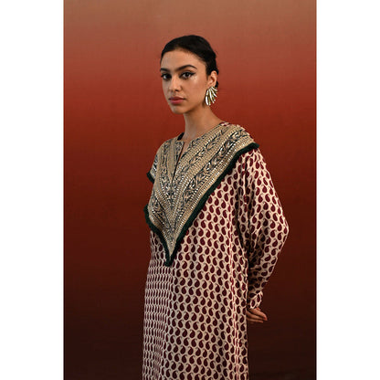 Swati Vijaivargie Paisley Dhara Kurta & Pant (Set of 2)