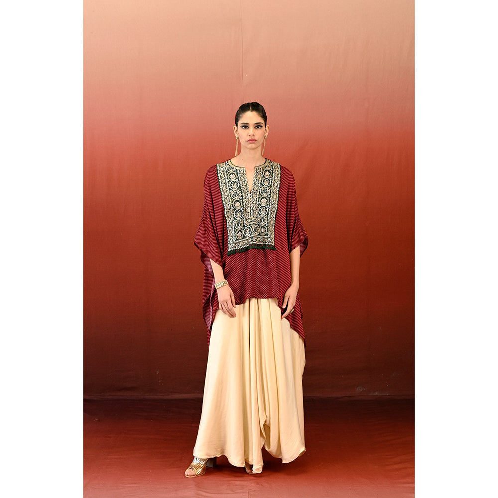 Swati Vijaivargie Printed Doorva Tunic & Skirt (Set of 2)