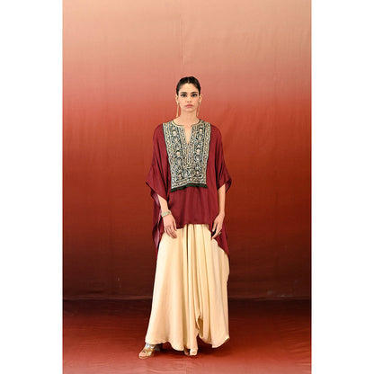 Swati Vijaivargie Printed Doorva Tunic & Skirt (Set of 2)