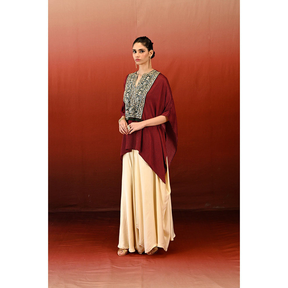 Swati Vijaivargie Printed Doorva Tunic & Skirt (Set of 2)