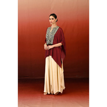 Swati Vijaivargie Printed Doorva Tunic & Skirt (Set of 2)