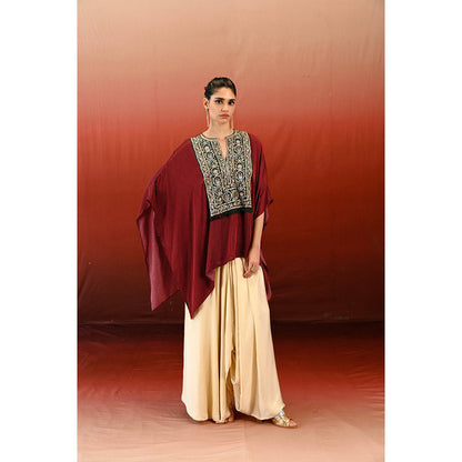 Swati Vijaivargie Printed Doorva Tunic & Skirt (Set of 2)