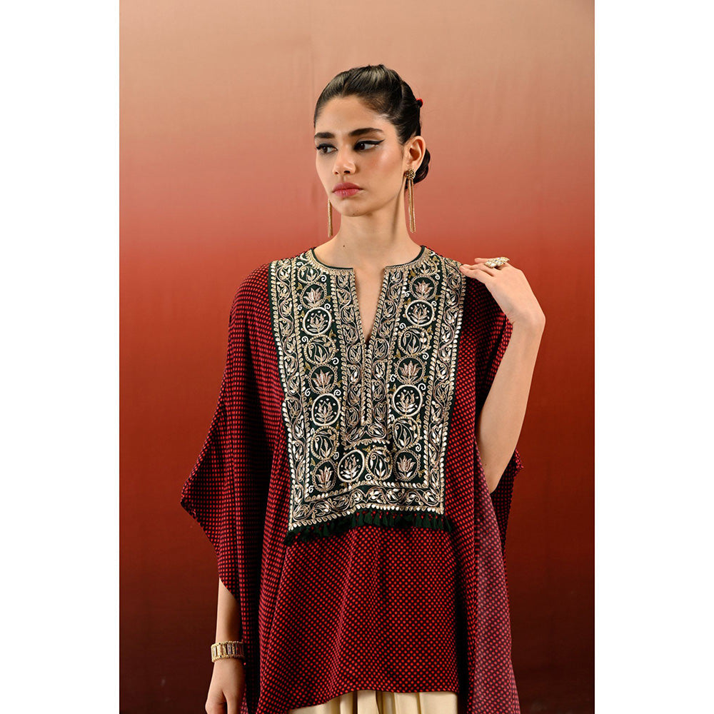 Swati Vijaivargie Printed Doorva Tunic & Skirt (Set of 2)