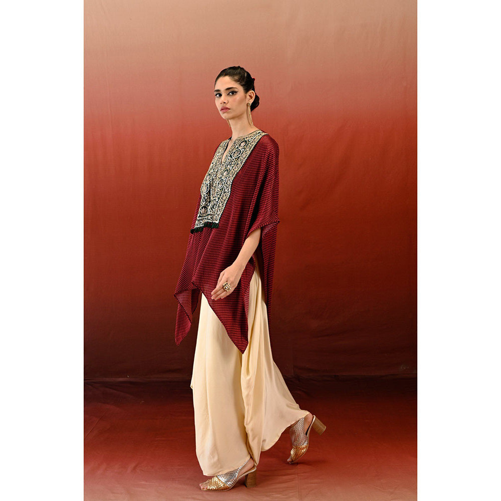 Swati Vijaivargie Printed Doorva Tunic & Skirt (Set of 2)