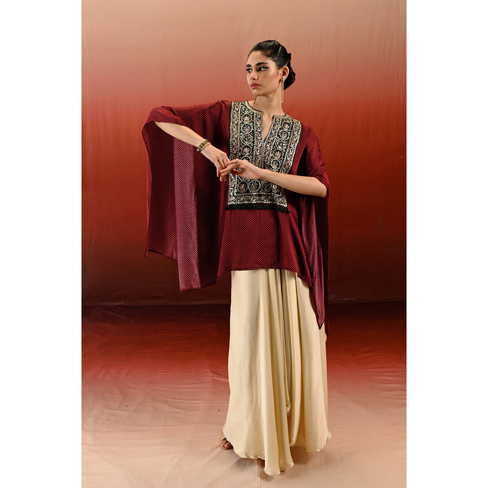 Swati Vijaivargie Printed Doorva Tunic & Skirt (Set of 2)