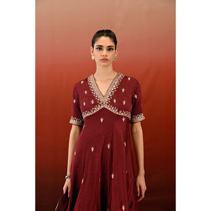 Swati Vijaivargie Printed Raat Rani Kurta & Sharara with Dupatta (Set of 3)