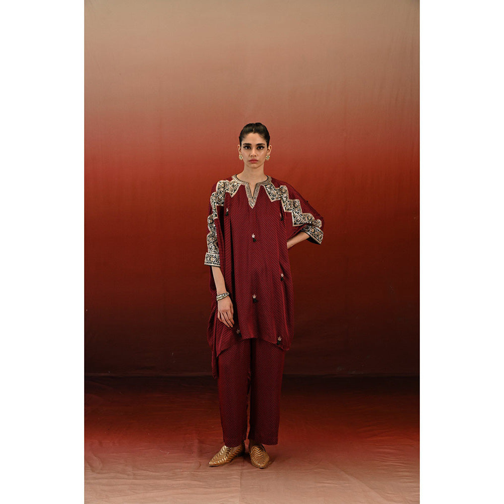 Swati Vijaivargie Printed Taal Kaftan Kurta & Pant (Set of 2)